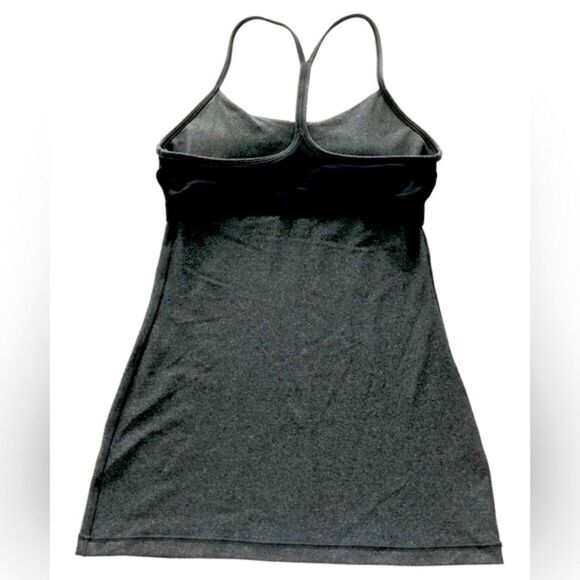 Lululemon Power Pose Tank Light Support For A/B Cup Heathered Black - Picture 14 of 15